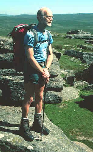 The Composer in his element — at Great Mis Tor, Dartmoor, south-west England, July 1999. Photo by Antony Galton. The Composer in his element — at Great Mis Tor, Dartmoor, south-west England, July 1999. Photo by Antony Galton.